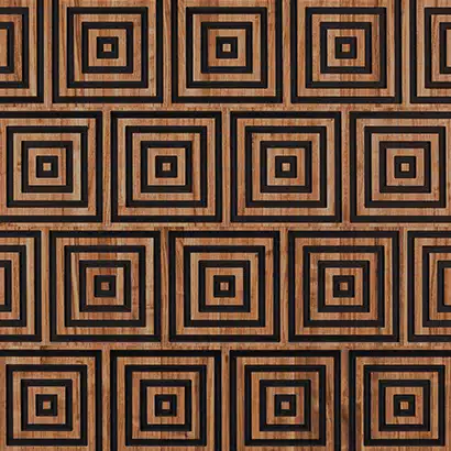 Trinity 3D Walnut Wallboard